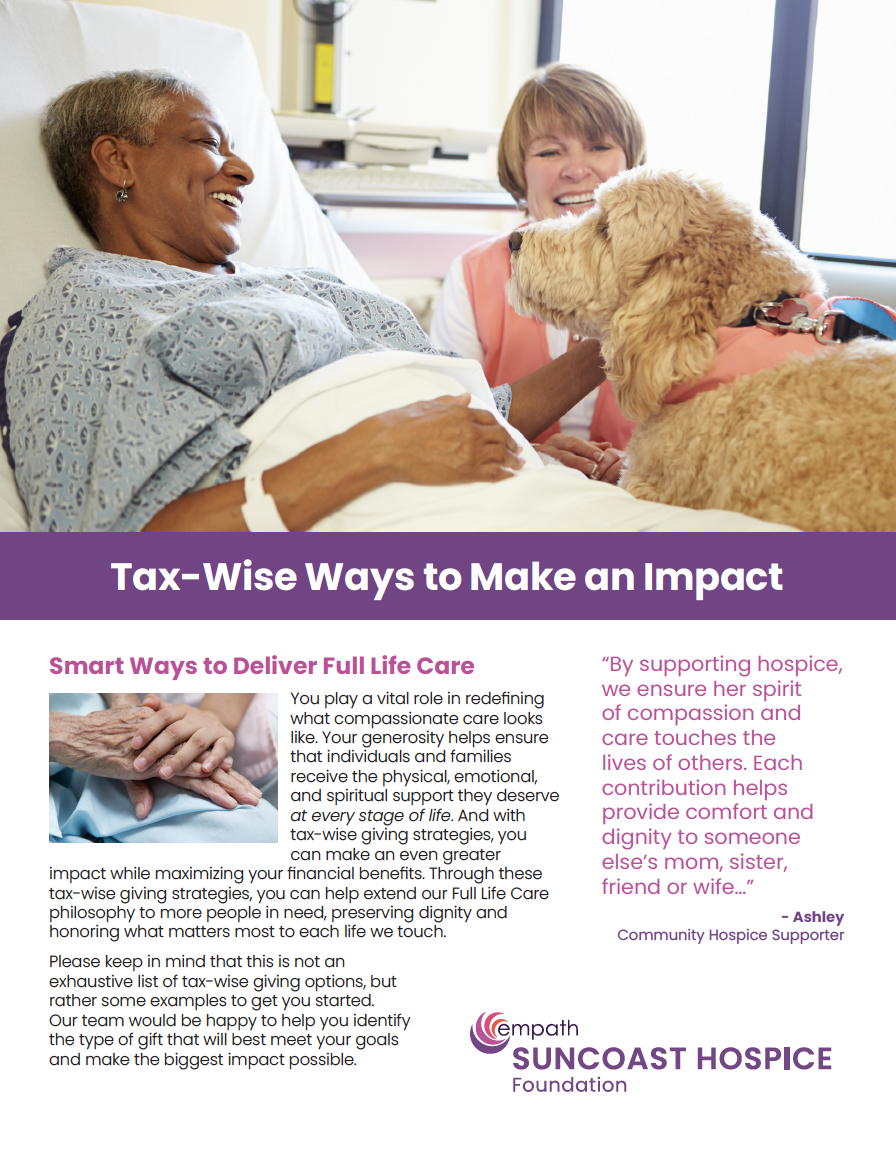 Support The Future of My Favorite Charity brochure cover